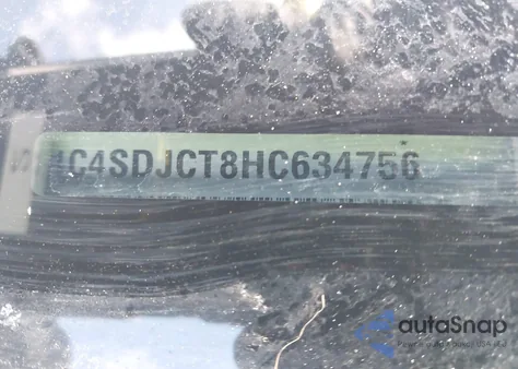 2017 Dodge Durango R/T Awd из США, поврежденный, VIN 1C4SDJCT8HC634756